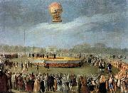 Ascent of the Balloon in the Presence of Charles IV and his Court Carnicero, Antonio